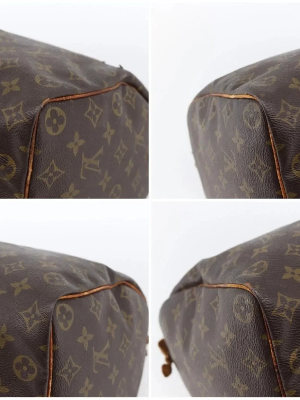 LOUIS VUITTON Monogram Speedy 35 Hand Bag M41524 LV Auth bs32224